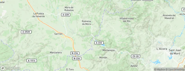 Olba, Spain Map