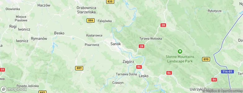 Olchowce, Poland Map