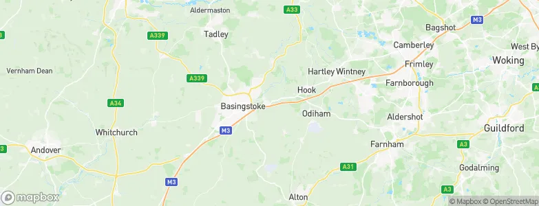 Old Basing, United Kingdom Map