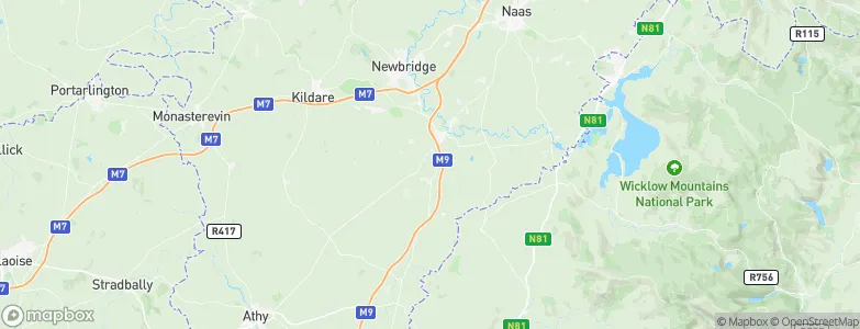 Old Kilcullen, Ireland Map