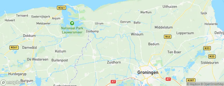 Oldehove, Netherlands Map