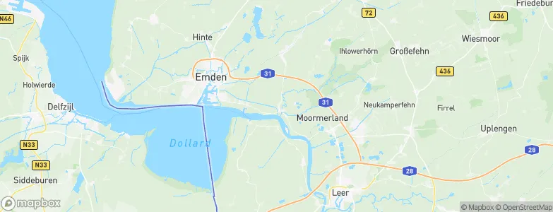 Oldersum, Germany Map