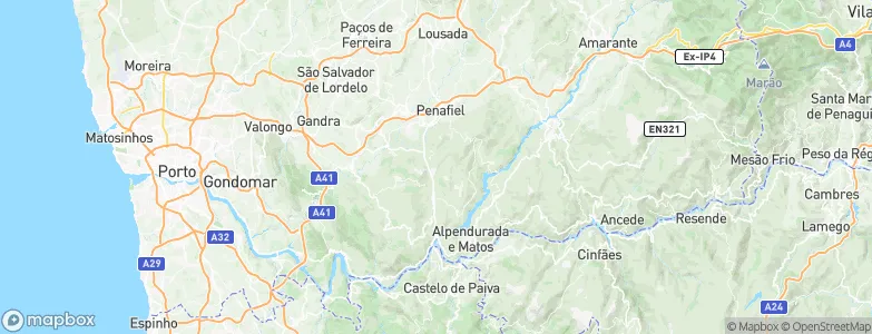 Oldrões, Portugal Map