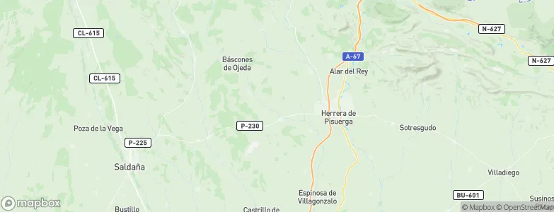 Olea de Boedo, Spain Map