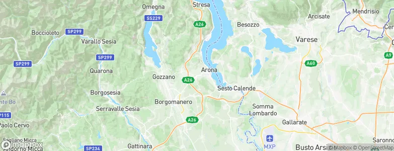 Oleggio Castello, Italy Map