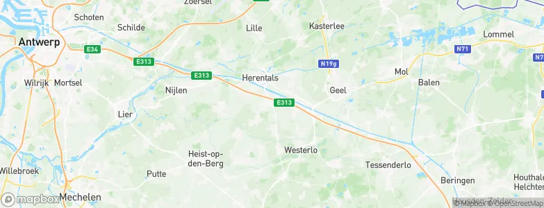 Olen, Belgium Map