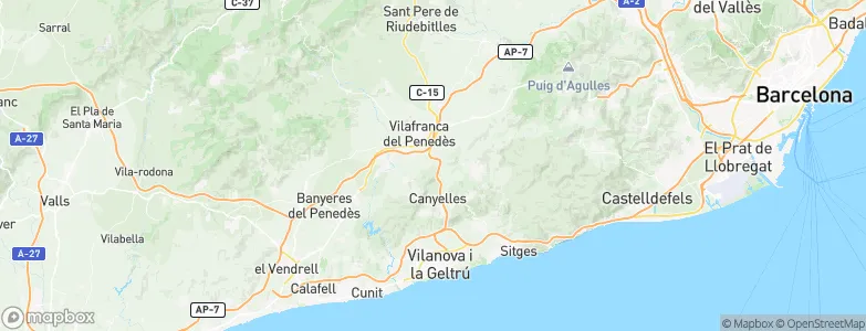 Olèrdola, Spain Map