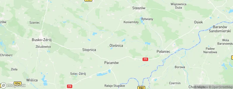 Oleśnica, Poland Map