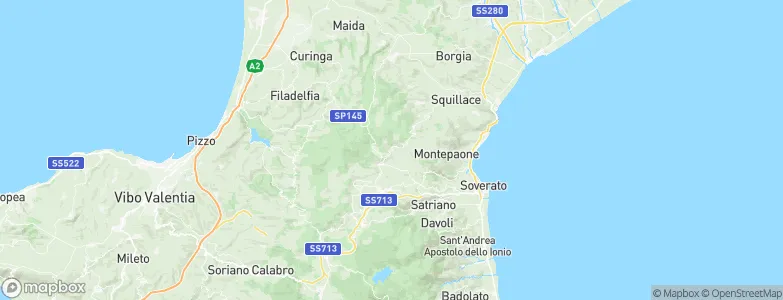 Olivadi, Italy Map