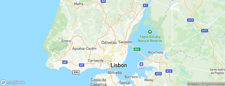 Olival do Basto, Portugal Map