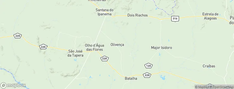 Olivença, Brazil Map