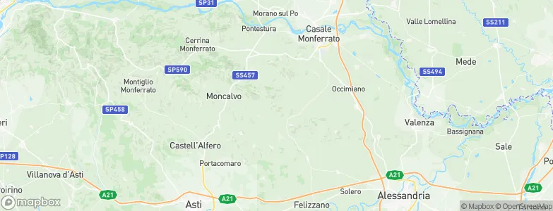 Olivola, Italy Map