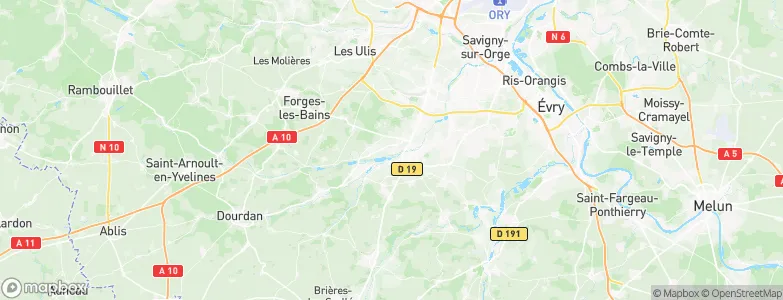 Ollainville, France Map