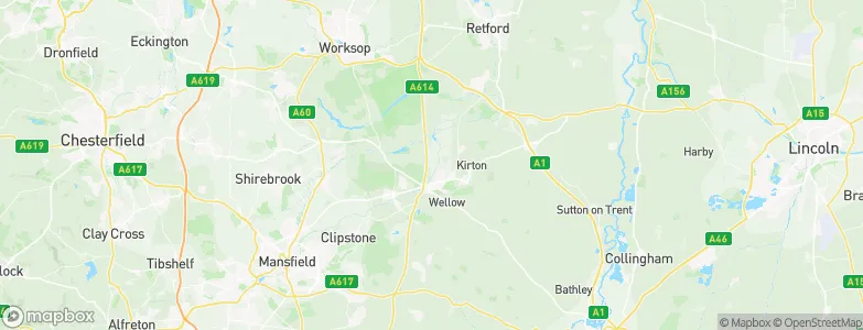 Ollerton, United Kingdom Map