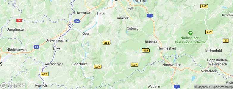 Ollmuth, Germany Map