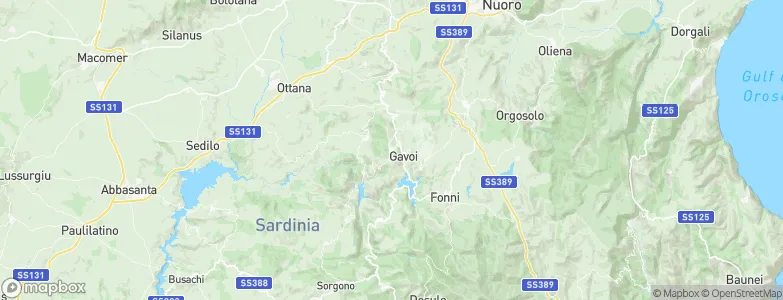 Ollolai, Italy Map