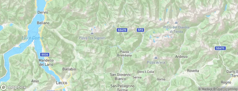 Olmo al Brembo, Italy Map
