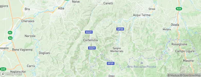 Olmo Gentile, Italy Map