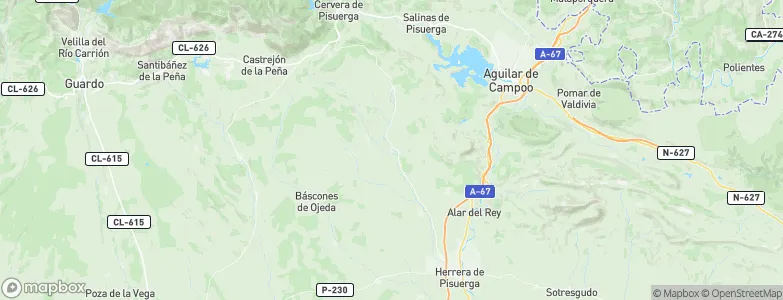 Olmos de Ojeda, Spain Map