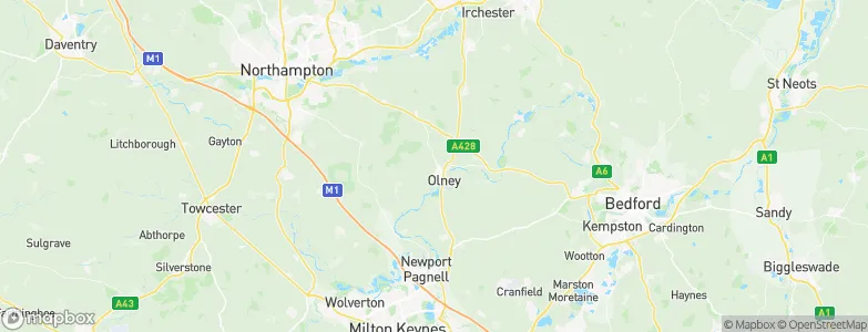 Olney, United Kingdom Map