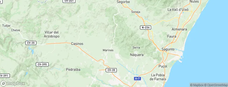 Olocau, Spain Map