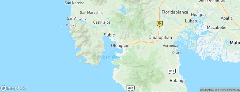 Olongapo City, Philippines Map