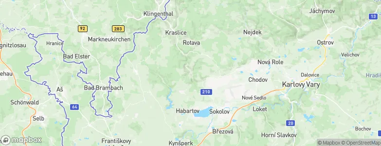 Oloví, Czechia Map