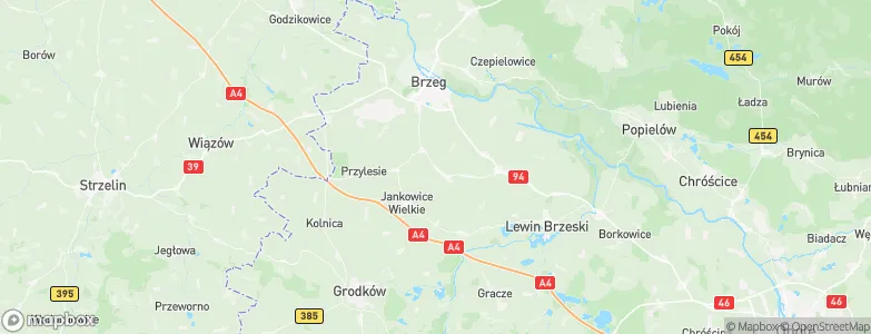 Olszanka, Poland Map