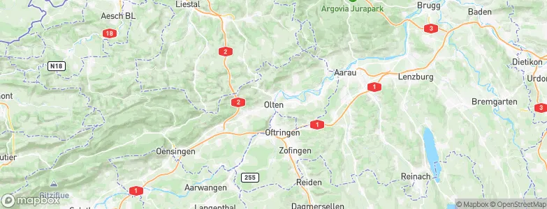 Olten, Switzerland Map