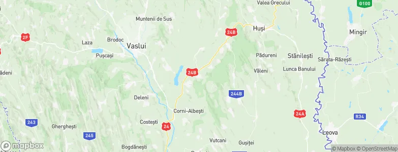 Olteneşti, Romania Map