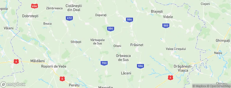 Olteni, Romania Map