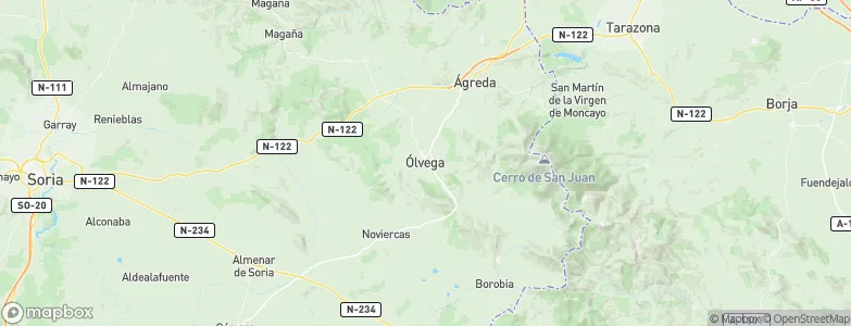 Olvega, Spain Map