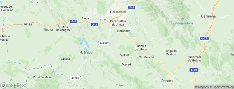 Olvés, Spain Map