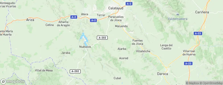 Olvés, Spain Map