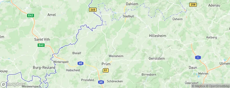 Olzheim, Germany Map