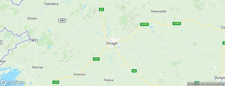 Omagh, United Kingdom Map