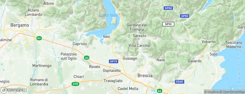 Ome, Italy Map
