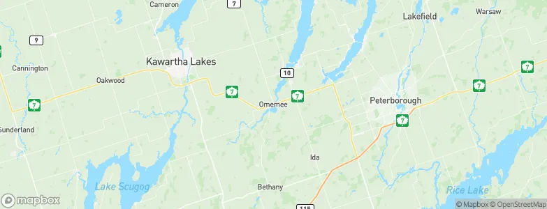 Omemee, Canada Map