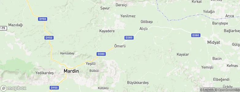 Ömerli, Turkey Map