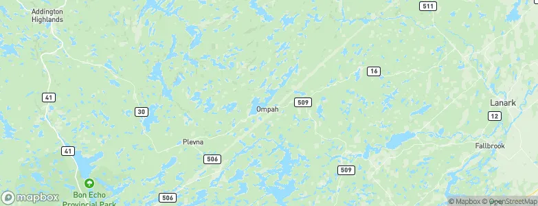 Ompah, Canada Map