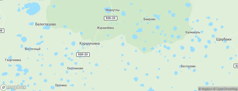Omskaya Oblast’, Russia Map