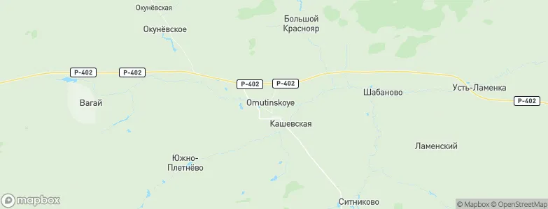 Omutinskiy, Russia Map