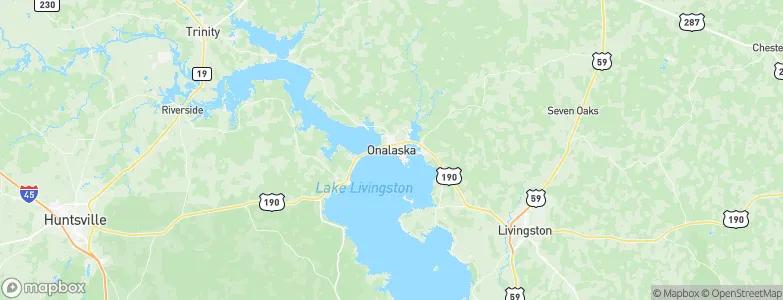 Onalaska, United States Map