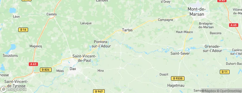 Onard, France Map
