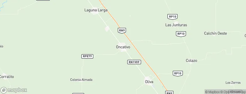 Oncativo, Argentina Map
