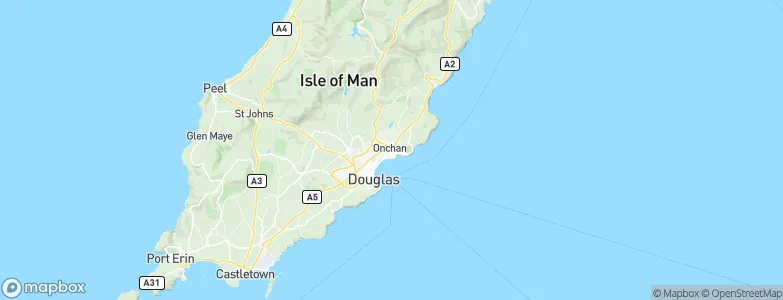 Onchan, Isle of Man Map