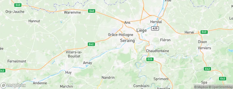 Oneux, Belgium Map