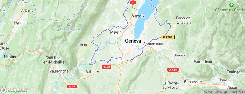 Onex, Switzerland Map