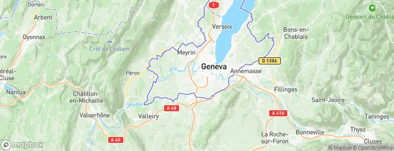 Onex, Switzerland Map