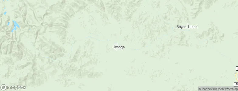 Ongi, Mongolia Map